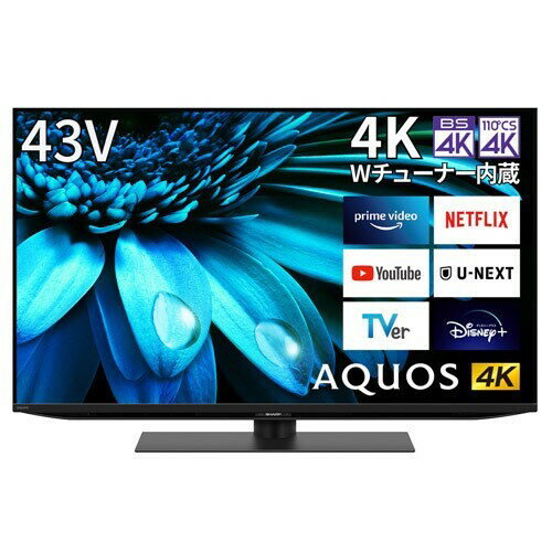 㡼 43V 4Kվƥ AQUOS 4T-C43EL1 Google TV Dolby Atmosڲ츩ΥؤȯԲġ