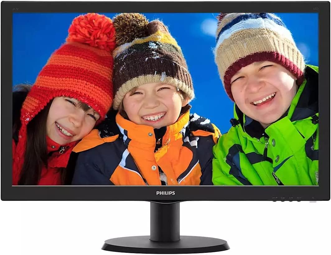 Philips 243V5QHABA/11 23.6インチ液晶モニター 色鮮やかな高品質 LED 映像 2wx2ステレオスピーカー搭載 