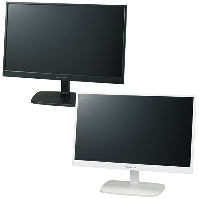 Princeton 21.5型ワイドカラー液晶ディスプレイ PTFWDE-22W / PTFBDE-22W ブラック/ ホワイト色 スピーカー搭載 プリンストン