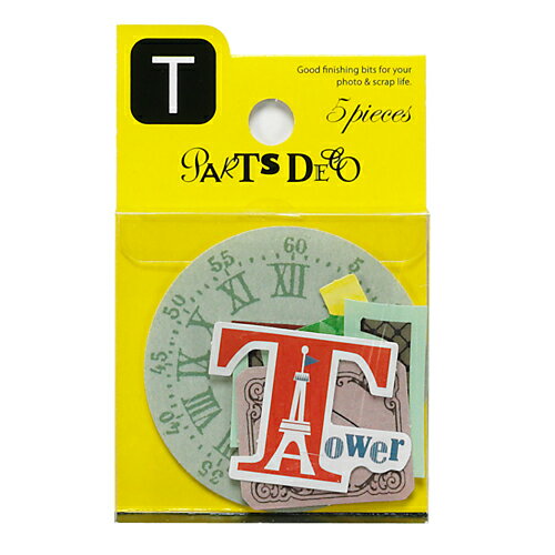 PARTS DECO T パーツデコ ゼットアンドケイ プレゼント ギフト 贈り物 アレンジ スクラップブッキング スクラップブック かわいい おしゃれ ペーパ...