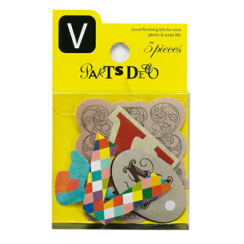 PARTS DECO V パーツデコ ゼットアンドケイ プレゼント ギフト 贈り物 アレンジ スクラップブッキング スクラップブック かわいい おしゃれ ペーパ...