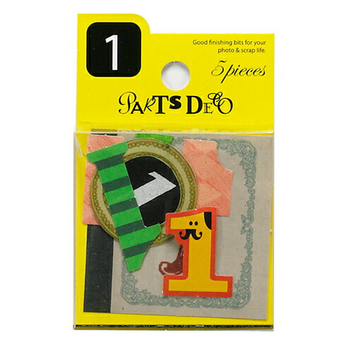 PARTS DECO 1 パーツデコ ゼットアンドケイ プレゼント ギフト 贈り物 アレンジ スクラップブッキング スクラップブック かわいい おしゃれ ペーパ...