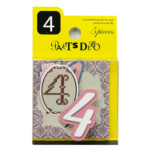 PARTS DECO 4 パーツデコ ゼットアンドケイ プレゼント ギフト 贈り物 アレンジ スクラップブッキング スクラップブック かわいい おしゃれ ペーパ...