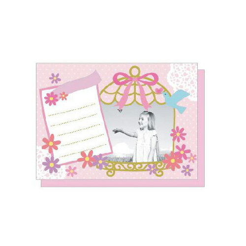 PHOTO FRAME CARD フラワー&バード フォトフレームカード 大人 おしゃれ シンプル かわいい 結婚式 #素敵便 プレゼント ギフト 贈り物 アレ...