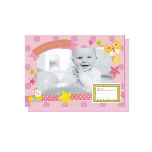PHOTO FRAME CARD ハッピーガール フォトフレームカード 大人 おしゃれ シンプル かわいい 結婚式 #素敵便 プレゼント ギフト 贈り物 アレン...
