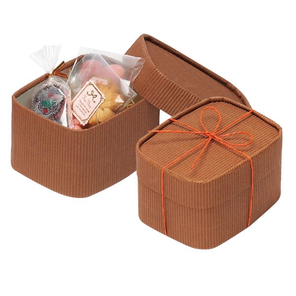 79-024 プチボックス ブラウン バレンタイン チョコ チョコレート 義理チョコ 大量 手作り キット お菓子 プレゼント ゼットアンドケイ 巣ごもり おうち時間