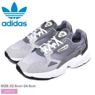 ADIDAS ORIGINALS アディダス オリジナルス スニーカー グレー ファルコン W FALCON W EE5106 レディース シューズ ローカット スポーツ ブランド おしゃれ レザー 定番 靴 ワイドフィット ライフスタイル