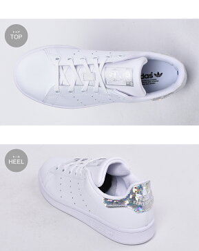 【全品対象★50円引きクーポン】アディダス オリジナルス スタンスミスJ ADIDAS ORIGINALS スニーカー レディース ホワイト 白 STAN SMITH J EE8483 靴 シューズ 通勤 通学 ローカット おしゃれ 定番 シンプル レザー 本革|sn-ktu sale|