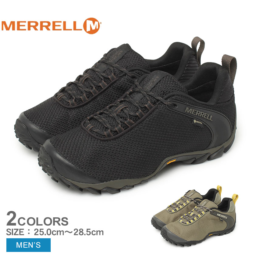 メレル カメレオン 8 ストーム ゴアテックス MERRELL トレッキングシューズ メンズ ブラック 黒 カーキ CHAMELEON 8 …