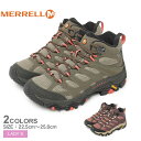 【店内全品★P5倍！】メレル モアブ 3 シンセティック ミッド ゴアテックス MERRELL ハイキングシューズ レディース カーキ レッド 赤 MOAB 3 SYNTHETIC MID GORE-TEX J500182 J500184 靴 シューズ アウトドア スポーツ 運動 防水 クッション 登山 トレッキング|slz|