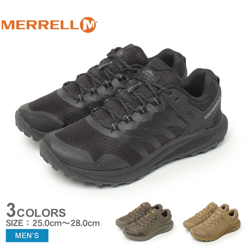 メレル ノバ3 タクティカル MERRELL ハイキングシューズ メンズ ブラック 黒 カーキ ベージュ NOVA 3 TACTICAL J005043 J005045 J005047 シューズ スニーカー ブランド アウトドアシューズ キャンプ レジャー|slz|