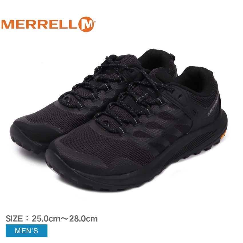 【P20倍★SALE】メレル NOVA3 MERRELL ハイキングシューズ メンズ ブラック 黒 067599 シューズ スニーカー ブランド …