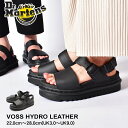 【クーポンで500円OFF！】DR.MARTENS ドクターマーチン サンダル VOSS HYDRO LEATHER SANDAL レディース メンズ ブラック 黒 ヴォス ハイドロレザー 厚底 軽量 滑りにくい レザー 23802001