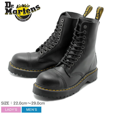 DR．MARTENS ドクターマーチン ブーツ ブラック 8761 BXB 10ホール ブーツ 8761 BXB 10EYE BOOT 10966001 メンズ レディース 靴 シューズ マーチン レザー ミリタリー ボリューム おしゃれ 人気 定番 黒