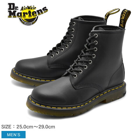 DR．MARTENS ドクターマーチン ブーツ ブラック 1460 8 EYE BOOT 1460 8ホール ブーツ R24039001 メンズ 靴 シューズ マーチン ブランド 革 レザー カジュアル 防水 防滑 滑らない 防汚 汚れにくい ウィンターブーツ 人気 定番 黒