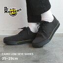 【店内全品★P5倍！】ドクターマーチン DR.MARTENS スニーカー メンズ ブラック 黒 CAIRO LOW 3EYE SHOES 26181001 靴 シューズ シューレース ローカット マーチン ブランド キャンバス カジュアル おしゃれ お出かけ 旅行 人気 定番