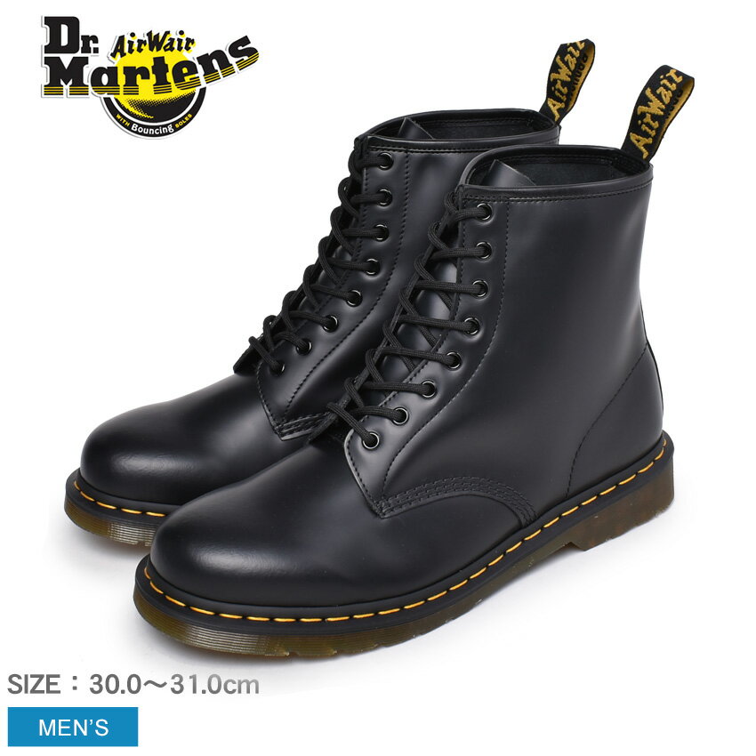 【処分★クーポンで10%OFF】ドクターマーチン 1460 8ホール ブーツ DR.MARTENS シューズ メンズ ブラック 黒 1460 8HOLE BOOT 1182006 靴 ブランド 本革 レザー シューズ ローファー 革靴 カジュアル おしゃれ 売れ筋 人気 定番
