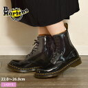 ドクターマーチン 1460 パテント 8ホール ブーツ DR．MARTENS 1460 PATENT 8EYE BOOT 11821011 レディース 靴 シューズ マーチン ブランド エナメル レースアップ おしゃれ 編み上げ 黒 ブラック 定番