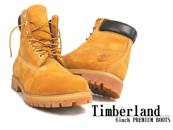 送料無料 ティンバーランド ブーツ 6インチ プレミアムブーツ ウィートヌバック (TIMBERLAND 10061 6inch PREMIUM WATER PROOF BOOT) メンズ(男性用) アウトドア メンズ ブーツ 靴