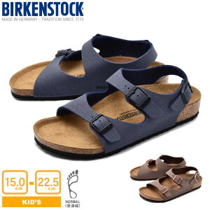 【全品対象★50円引きクーポン】BIRKENSTOCK ビルケンシュトック サンダル 全2色ローマ ROMA0233071 1007940 キッズ＆ジュニア（子供用）