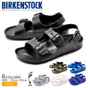 【店内全品★P2倍！】ビルケンシュトック ミラノ EVA BIRKENSTOCK サンダル キッズ ジュニア 子供 ブラック 黒 ホワイト 白 カーキ ブルー グレー MILANO EVA 1009353 1009354 1009355 1013540 1019458 1019502 海 プール 人気 ブランド 男の子 女の子 水遊び