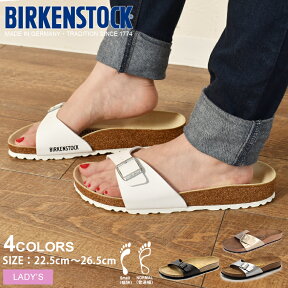 【店内全品★P2倍！】ビルケンシュトック マドリッド BIRKENSTOCK サンダル レディース ホワイト 白 ブラック 黒 40793 40733 40413 1016106 コンフォートサンダル ワンストラップ サンダル カジュアル おしゃれ 履きやすい レギュラー 普通幅 ナロー 細幅