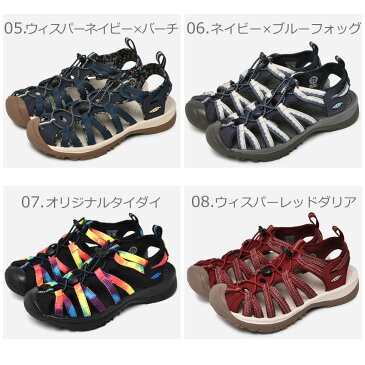 【全品対象★50円引きクーポン】キーン ウィスパー W KEEN スポーツサンダル レディース ブラウン ブラック 黒 グレー WHISPER W 1003713 1018227 1022810 1022814 靴 シューズ サンダル スポサン アウトドア 海 川 プール レジャー キャンプ 防水 スポーツサンダル