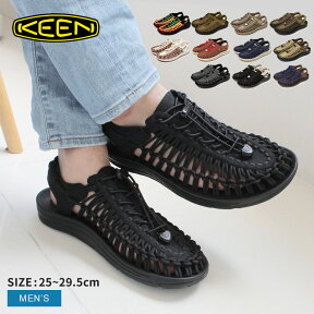 【店内全品★P2倍！】キーン ユニーク KEEN サンダル メンズ ブラック 黒 イエロー UNEEK 1014097 1025168 1025182 1025169 1023381 1025633 1026868 1026866 スポーツサンダル スポサン シューズ 靴 アウトドア レジャー 旅行用 夏 川 海 履きやすい おしゃれ ブランド 軽量