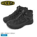 【6/5限定★最大300%ポイントバック】キーン TARGHEE III MID WP KEEN トレッキングシューズ メンズ ブラック 黒 1028129 シ...