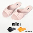 MELISSA メリッサ サンダル MELISSA ROSE 32681 レディース 海 ビーチ ぺたんこ パンプス ミュール リボン 楽ちん 靴 黒 ピンク かわいい つっかけ