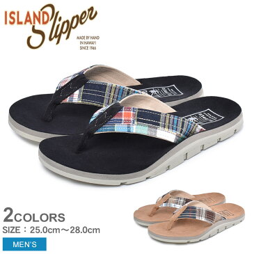 【500円引きCP★アフターSALE】アイランドスリッパ ISLAND SLIPPERS サンダル マドラス ソング MADRAS THONG IG8103M メンズ トング ビーチサンダル レザー スエード アイランドスリッパー ビーチサンダル スリッパ 天然皮革 ハワイ 黒