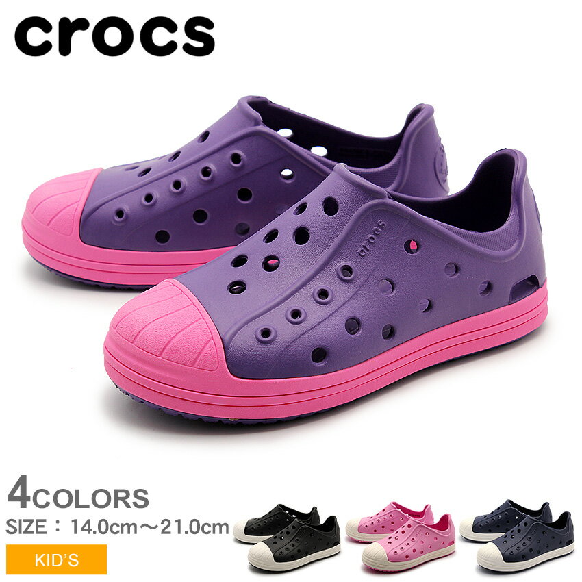 「期間限定！最大1,000円引きクーポン配布中！4/23(月) 9：59まで」 送料無料 クロックス CROCS クロックス バンプ イット シュー キッズ 全4色 CROCS BUMP IT SHOE KIDS 202281 02U 43W 5K2 6I7キッズ(子供用) サンダル スニーカー くろっくす【海外正規品】