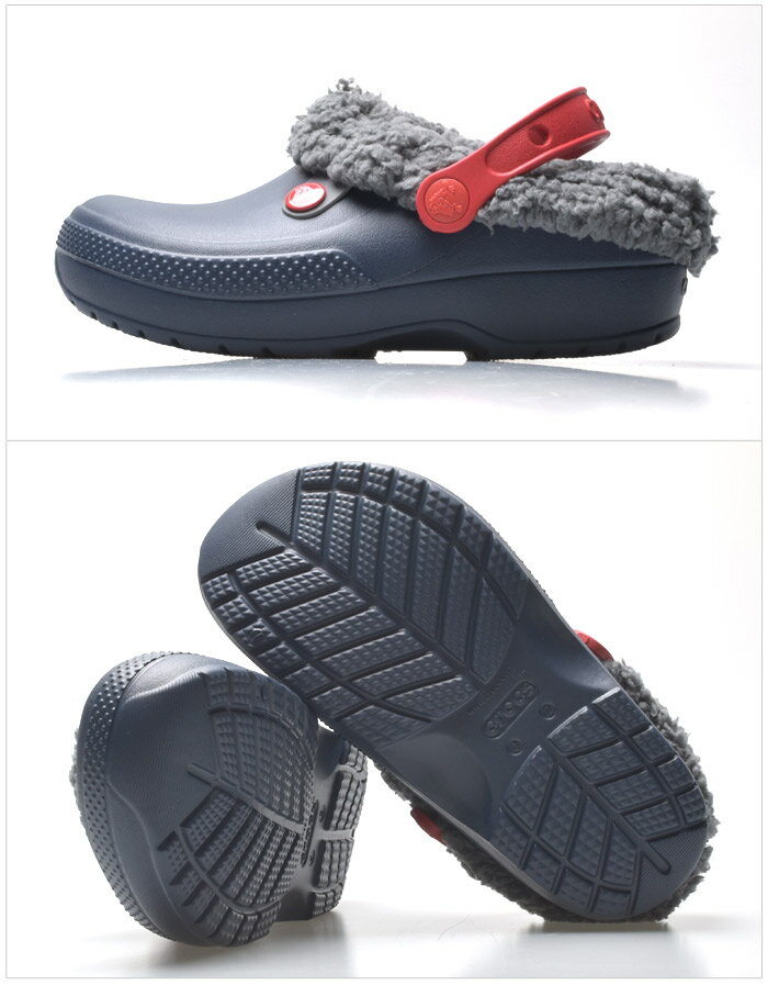 【大決算】送料無料 クロックス ブリッツェン 3 キッズ ネイビー×スレートグレー 他全2色(CROCS BLITZEN III 204655 4HE 6NB)キッズ＆ジュニア(子供用) くろっくす サンダル シューズ ボア