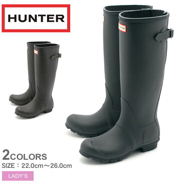 送料無料 ハンターブーツ HUNTER BOOT レインブーツ ウィメンズ オリジナル バック アジャスタブル 全2色WOMENS ORIGINAL BACK ADJUSTABLE WFT1001RMAレディース(女性用) ハンター ロング ブーツ 長靴 雪