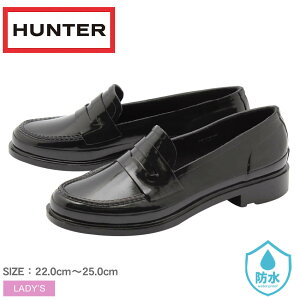 【200円引きクーポン★対象】HUNTER ハンター オリジナル ペニー ローファー レインシューズ ORIGINAL PENNY LOAFER WFF1006RGL レディース 防水 耐水 ラバー 定番 雨 靴 おしゃれ シンプル|sale|