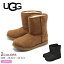 【店内全品★P2倍！】アグ クラシック ショート II ウォータープルーフ UGG ブーツ レディース ベージュ ブラック 黒 CLASSIC SHORT II WATERPROOF 1019646K 靴 シューズ ショートブーツ ムートン ムートンブーツ 防水 防寒 雨 雪 モコモコ ブランド あったか