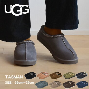 【500円引きCP★アフターSALE】UGG アグ スリッポン タスマン TASMAN 5950 メンズ 男性 大人 ふわふわ もこもこ 靴 カジュアル 羊毛 シューズ スリップオン あったか 黒 履きやすい 脱ぎやすい スエード スウェード 室内 室外 ルームスリッパ