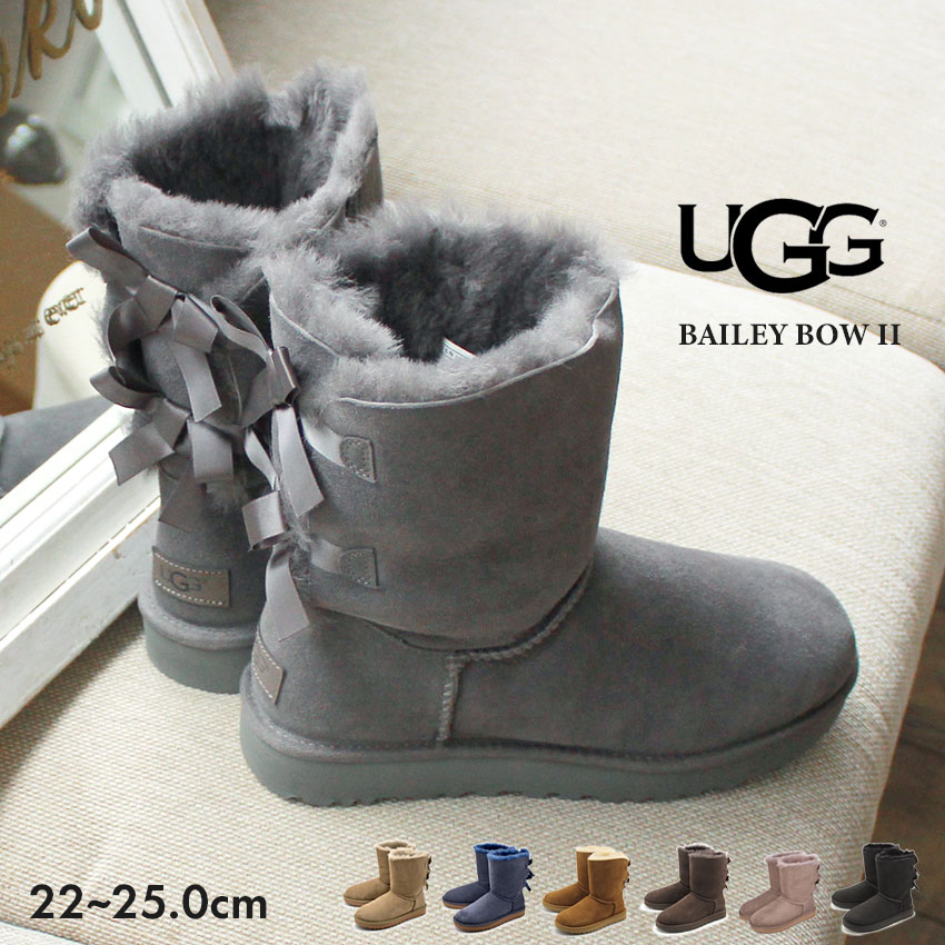 【店内全品★P5倍！】UGG アグ ムートンブーツ リボン レディース ベイリーボウ II BAILEY BOW II 1016225 バックリボ…