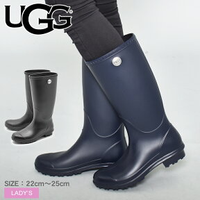 【店内全品★P5倍！】UGG アグ レインブーツ ロング丈 レディース 長靴 シェルビー マット SHELBY MATTE 1098249 防水 おしゃれ きれいめ シンプル ブランド シープスキン 冷え対策 保温 防寒 ガーデニング 雨具