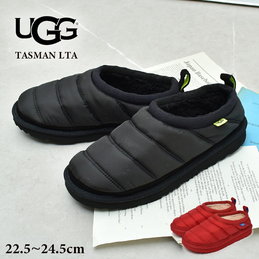 【10日0時〜★TIME SALE】アグ K タスマン LTA UGG スリッポン モックシューズ レディース キッズ ジュニア 子供 ブラック 黒 レッド 赤 K TASMAN LTA 1131810K シューズ スリップオン 履きやすい 歩きやすい 通勤 毎日使い 普段使い デイリーユース タウンユース お出かけのサムネイル