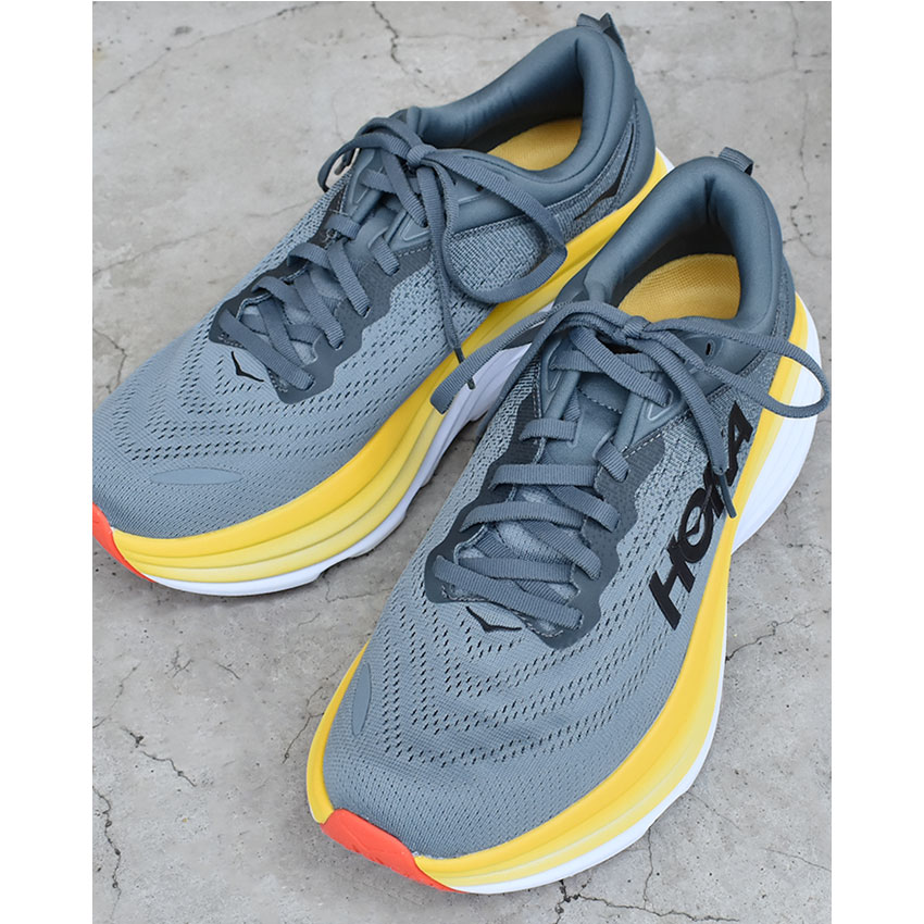 【店内全品★P5倍！】ホカ オネオネ ボンダイ 8 HOKA ONEONE ランニングシューズ メンズ ブラック 黒 ブルー 青 Bondi 8 1123202 シューズ ロードシューズ ブランド シンプル スポーティ スポーツ ランニング ジョギング ロードランニング クッション 靴 運動|slz| 2