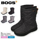 【クーポンで500円OFF！】ボグス BOGS スノーブーツ スノーデイ ミッド レディース 防水 滑らない 防寒 SNOWDAY MID 72238 長靴 レインブーツ スノーシューズ 雪 雨 ロング丈 キルティング おしゃれ 防滑 保温 フリース 断熱 ミドル丈 あったか 抗菌 防臭