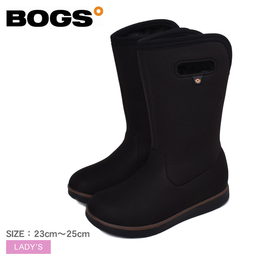 ボグス スノーブーツ レディース ボグス ボガ ハイブーツ BOGS スノーブーツ レディース ブラック 黒 BOGA BOOT HIGH 78835 靴 ブーツ 防水 防滑 保温 ロングブーツ 暖かい 防寒 保温 雪靴