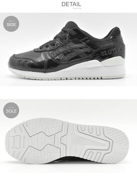 【春夏物がいきなり値下げ★GWセール】ASICSTIGER アシックスタイガー ランニングシューズ ブラック ゲルライト3 GEL-LYTE 3 HL7Q5 レディース スニーカー スポーツ トレーニング ランニング 運動 部活 靴 黒