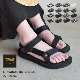 テバ サンダル（レディース） 【店内全品★P2倍！】テバ オリジナル ユニバーサル TEVA サンダル レディース ブラック 黒 ホワイト 白 ORIGINAL UNIVERSAL 1003987 スポーツサンダル スポサン ビーチ プール おしゃれ トレンド 売れ筋 アウトドア ブランド レジャー 海 川 ぺたんこ