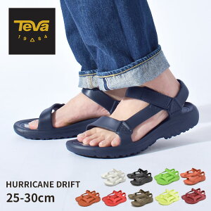 【さらに50円引きCP★対象】TEVA テバ ハリケーンドリフト メンズ サンダル スポサン スポーツサンダル アウトドア 軽量 ブランド HURRICANE DRIFT 1100270 黒 ブラック テヴァ ストラップ ビーチサンダル キャンプ 海 川 カーキ おしゃれ 定番 人気 売れ筋