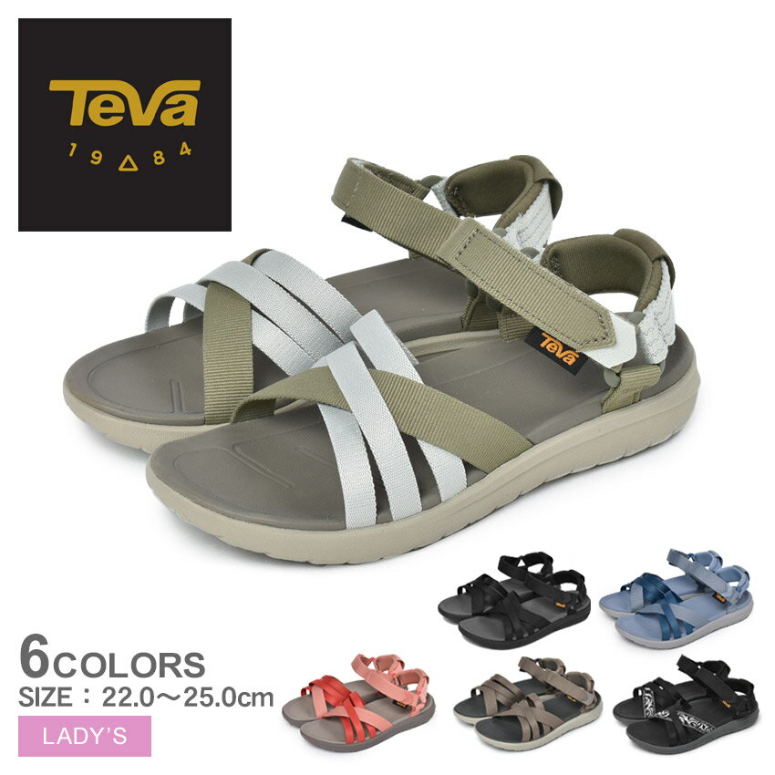 【300円引きCP★対象】テバ サンボーンサンダル TEVA サンダル レディース ブラック 黒 ブルー レッド SANBORN SANDAL 1015161 テヴァ アウトドア ストラップサンダル スポーツサンダル キャンプ レジャー 軽量