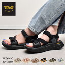 テバ TEVA サンダル レディース 厚底 スポーツサンダル W ザイミック W ZYMIC 1124039 スポサン 速乾 クッション カジュアル シンプル アウトドア ブランド おしゃれ 歩きやすい 痛くない ストラップ ブラック 黒 カーキ ベージュ