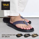 【6/5限定★最大300%Pバック】TEVA テバ M ボヤ キャンバス フリップ サンダル メンズ ブラック 黒 オリーブ ブルー 青 M VOYA CANV...
