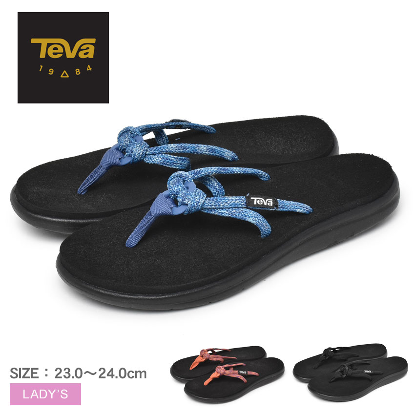 【店内全品★P5倍！】テバ ボヤ トライフリップ TEVA サンダル レディース ブラック 黒 ブルー パープル ピンク VOYA …